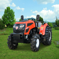 Tracteur 4x4 haute performance de 70 à 90 CV, idéal pour le labour, le transport et les opérations agricoles multifonctionnelles.