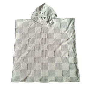 <span class=keywords><strong>Serviette</strong></span> <span class=keywords><strong>de</strong></span> plage à capuche en tissu éponge <span class=keywords><strong>de</strong></span> coton à carreaux, poncho portable, <span class=keywords><strong>serviette</strong></span> <span class=keywords><strong>de</strong></span> <span class=keywords><strong>bain</strong></span> à capuche pour bébé - Product Image 4