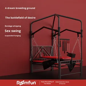 Large <strong>BDSM</strong> Dungeon <strong>Furniture</strong> Set Bondage Bed Chair <strong>Cage</strong> X Frame - Product Image 5
