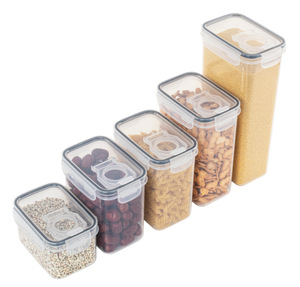 Couvercle de seau à riz en plastique transparent unique, couvercle à ouverture de grain, stockage sous vide de riz étanche à l'humidité, stockage frais et scellé - Product Image 1