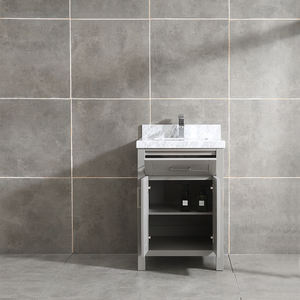 Mueble de Baño de Alta Gama de 24 Pulgadas con Lavabo de Cerámica y Características Resistentes al Agua - Product Image 2