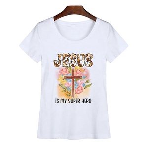 Transferencia de Sublimación con Tema de Fe en Jesús, Impresión Religiosa en Plastisol, Pegatinas de Transferencia de Calor - Product Image 2