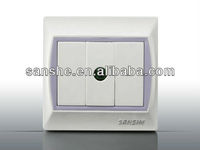 SANSHE Promotion Spéciale Série Classique ICOOL Applique Murale Électrique Interrupteurs et Prises H&M