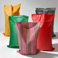 Sac tissé en polypropylène (PP) vide en plastique, 25 kg, 50 kg, design personnalisé, pour l'emballage de céréales, maïs, farine, riz - Vente en gros