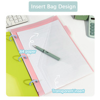 Organiseur de documents à 5 compartiments, format US standard, 2 pochettes, format lettre/légal, pour le bureau et l'école