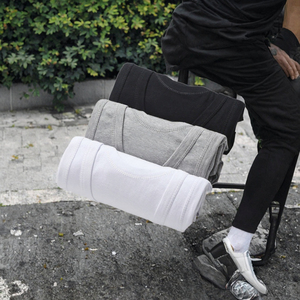 Débardeur tricoté décontracté pour homme, 100 % coton, noir/blanc/gris, idéal pour le sport et le fitness, personnalisable pour la gym et la course à pied - Product Image 3
