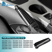 Cache-Poignée de Frein à Main de Remplacement en Véritable Fibre de Carbone Dur pour Intérieur BMW E90 E92 E60 E63 E64 E81 E82 E88 E91 E87 F20 F30 F34 F36