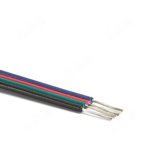RGB 电缆 22AWG 4 针并行电缆 4 针延长线，适用于照明灯具和 LED 灯条 10.07 带状电缆 - Product Image 3