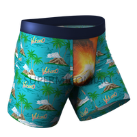 Sous-vêtements pour homme, poche pour les testicules, caleçons, boxers, coton, sous-vêtements fantaisie pour homme