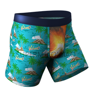 กางเกงในชายแบบมีช่องใส่ลูกอัณฑะ บ็อกเซอร์บรีฟ ผ้าฝ้าย แฟนซี - Product Image 2