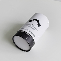 Tube en papier recyclable de qualité alimentaire, impression personnalisée, cylindre hermétique sans plastique pour l'emballage de compléments alimentaires