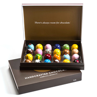 Bonbons de luxe chauds Chocolat Truffe Cadeau Papier Emballage Faveur De Mariage Boîte D'emballage Pour Barre De Chocolat