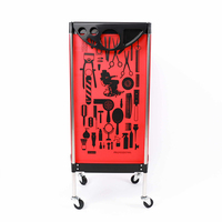 Chariot roulant pour salon de coiffure - Chariot de rangement professionnel pour outils de coiffure