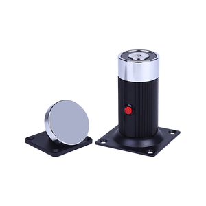 Support de porte électromagnétique 50kg <span class=keywords><strong>force</strong></span> de rétention étendue butée de porte murale affleurante - Product Image 1