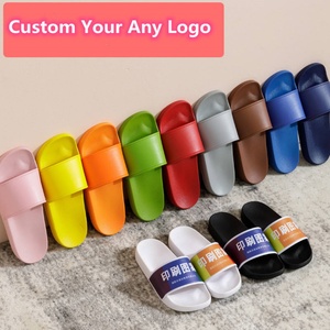 Custom Logo Slide Sandals Men Women Personalized Beach Slippers Summer Outdoor Non Slip Shower <b>Shoes</b> Casual <b>Soft</b> Sole Sliders - Product Image 5