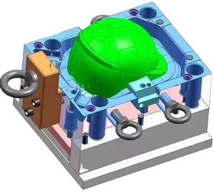 Alta calidad nueva gran oferta molde para casco de motocicleta molde de inyección de casco de plástico altamente pulido - Product Image 1