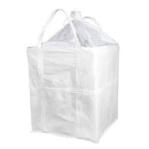 1000 किलोग्राम के जंबो बैग 1200 किलोग्राम सुपर सैक उव लेपित थोक टोट बैग नमी-प्रूफ फिbc 1500 किलो बैग
