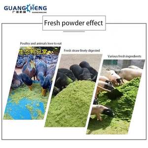 Yüksek kaliteli çok fonksiyonlu kuru ve ıslak çim ve ahşap kırıcı mısır saman kırıcı Huangzhucao tatlı fil kıyıcı - Product Image 5