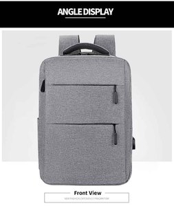 Mochila para Portátil 2026, Diseño Moderno, Ligera, Impermeable, de Poliéster, con USB y Cierre, Logotipo Personalizado para Estudiantes Universitarios - Product Image 5
