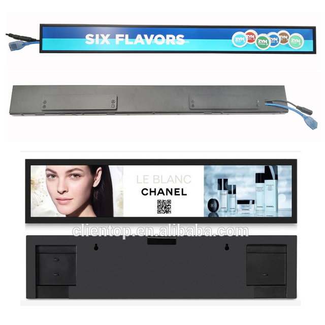 19"21"23.1"24"28" Super Market Shelf Advertising Display LCD Electronic Price Label Tags Digital Shelf