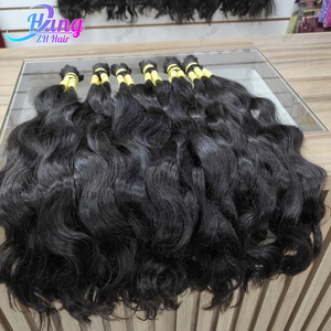 Pronto per la spedizione di capelli crudi vietnamiti alla rinfusa naturale capelli lisci extension senza prodotti chimici tagliati da un donatore di capelli umani - Product Image 4