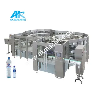 Automatic Complete Line Plastic Bottle /Glass Bottle Juice Washing Filling Capping Machine