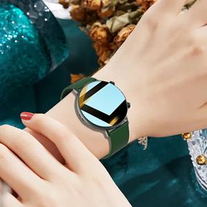 2.5D couvercle en verre boutons en alliage d'aluminium Rohs Ce femmes hommes Smartwatch batterie forte 1.6mm corps mince conception montre intelligente - Product Image 3