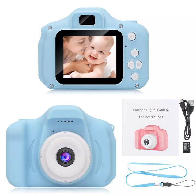 Full HD 1080P Children Kids Action Camera 2.0 Inch LCD Display Digital Video Child Camera Digital Camera for Kids X2