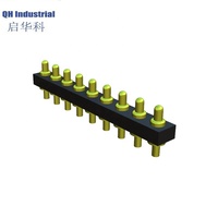 Connecteur Pogo étanche plaqué or à 9 broches, pas de 2.54mm, pour appareil électronique PCB, lunettes intelligentes, casque VR
