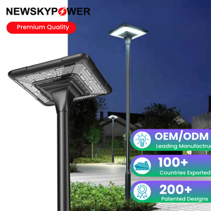 Lampada Solare Moderna per Cortile, Design All-<span class=keywords><strong>in</strong></span>-One, Senza Cablaggio, Ecologica, Funzionamento dal Tramonto all'Alba, Ideale per Vialetti e Aree Pubbliche - Product Image 1