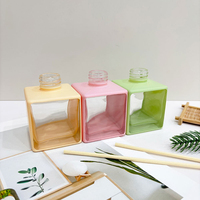 Diffuseur de parfum d'intérieur personnalisé en verre de 150 ml, huile essentielle d'aromathérapie longue durée, ensemble de diffuseurs à bâtonnets, désodorisant d'ambiance