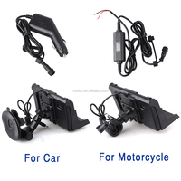 Navigateur GPS étanche 5 pouces OEM ODM avec écran LCD IPS et cartes mondiales pour usage automobile