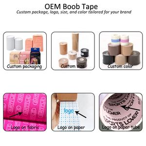 Özel 5cm 7.5cm 10cm 20cm rulo Bio tutkal büyük göğüsler su geçirmez görünmez yapışkan sutyen vücut itme meme Boob yukarı kaldırın bant - Product Image 5