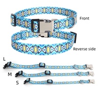 Animal Chien Chat Accessoires Grossiste Luxe Réglable Motif d impression Teckel Bouledogue Français Chat Chien Collier