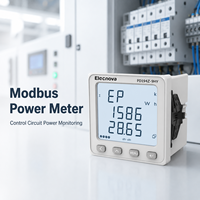 Medidor de Energía con Circuito de Control Trifásico CA Multifuncional Modbus RTU LCD 6DI 3RO 2DO con Registro de Eventos y Monitoreo Bidireccional de Energía