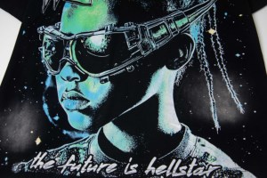 T-shirt tendance double face Future <span class=keywords><strong>Declaration</strong></span> Neon Helmet 250g - Product Image 5