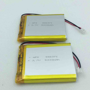 Shenzhen เซลล์พอลิเมอร์แบบชาร์จไฟได้94637 <span class=keywords><strong>3</strong></span>.7V 5400mAh สำหรับของเล่น GPS - Product Image 3