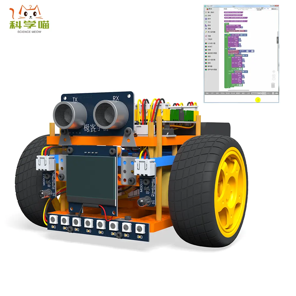 Cost-Effective Toys Stem Education Robot Aspirapolvere Educational Robot Kit