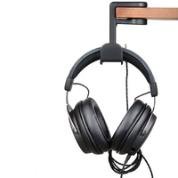Nouveau cintre de casque noir réglable abeille universel sous le support de casque de bureau avec organisateur de câble