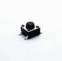 Interrupteur carré à force de 160gf/250gf, pas de 7,5 mm, montage en surface pour composants et développement d'équipements électroniques