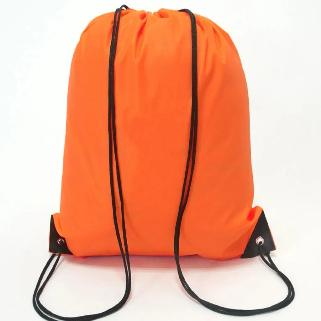 วัสดุนุ่มโพลีเอสเตอร์ 210D 420D Drawstring ลําลองศุลกากรพิมพ์โลโก้กระเป๋าเป้สะพายหลังวาด String กระเป๋าเป้สะพายหลังกระเป๋ากีฬา