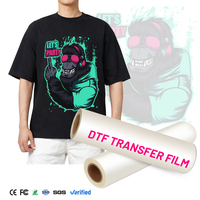 Roll Film PET DTF 80cm 90cm Satu Sisi Matte untuk Printer DTF Film Transfer Hot Peel Harga Grosir Langsung dari Pabrik