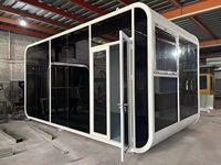 Maisons conteneurs en acier à 2 chambres à coucher, portables, préfabriquées, pliables, modulaires, hôtels de luxe préfabriqués, mini-maisons