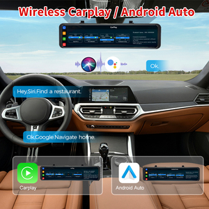 Maustor hỗ trợ Carplay và Android Auto 11.26 inch 4K GPS kép máy ảnh streaming gương Dashcam xe máy ảnh <span class=keywords><strong>DVR</strong></span> - Product Image 3