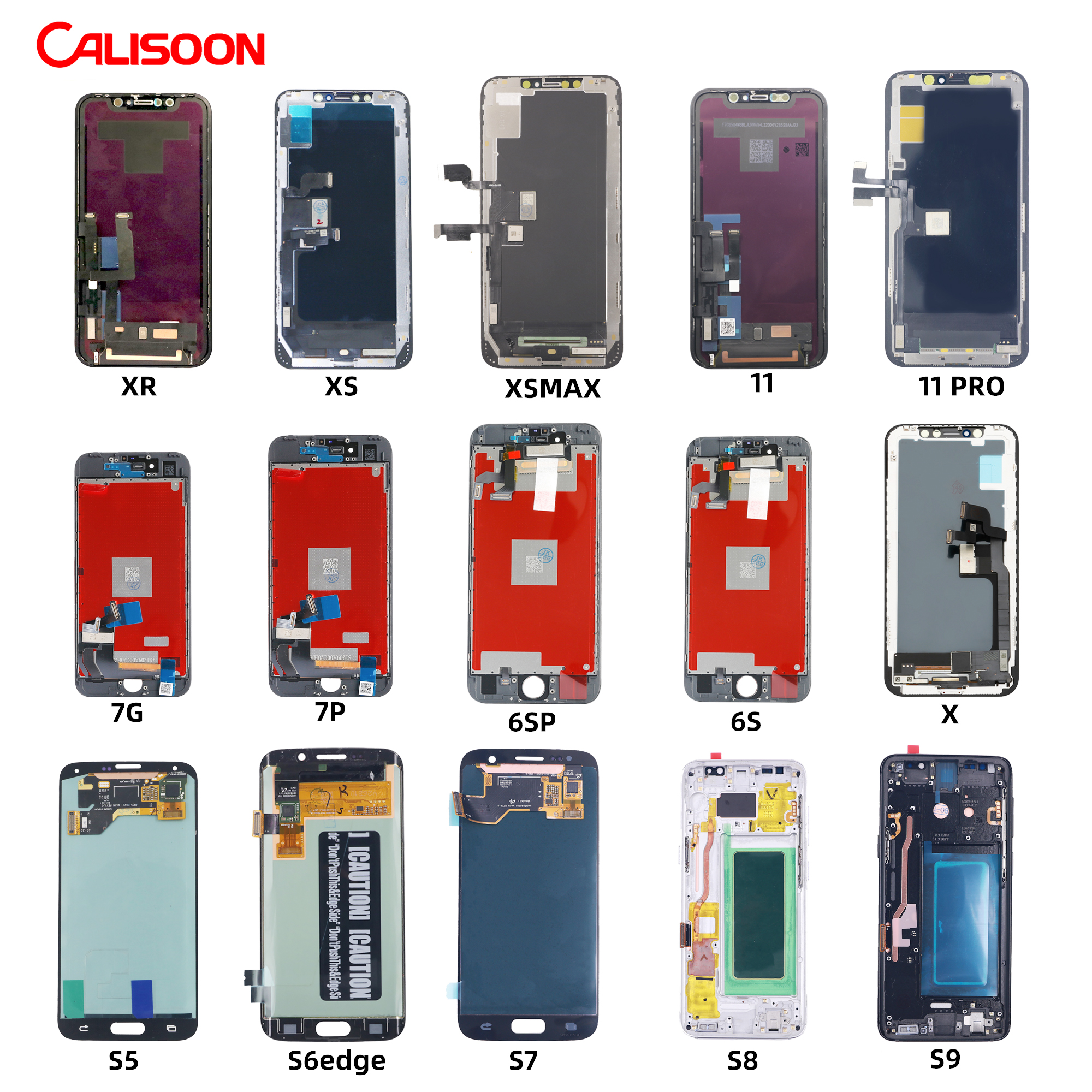 LCD Touch Screen Display Digitizer, Different Brands Model, Mobile Phone, Complete