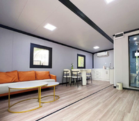 Maison conteneur pliable moderne à énergie solaire de 20 à 40 pieds, étanche, pour les secours en cas de catastrophe, directement de l'usine, à faible coût