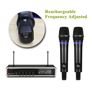 Microphone sans fil rechargeable portable en métal pour karaoké et smartphones avec réverbération musicale, design portable pour les fêtes - Product Image 6