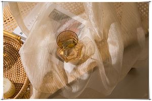 قماش ستارة النافذة البوليستر الشفاف الفضي الناعم قماش ستارة النافذة البراقة المناسب للستائر - Product Image 6