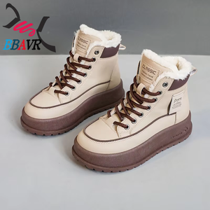Nouvelles chaussures en coton pour filles, modèle 2026, tendance, chaudes, pour l'extérieur en hiver, vendues par le fabricant - Product Image 1