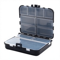 Boîte de rangement pour accessoires de pêche Luya Lead Head avec corde de transport 12*9.5*3.5 11.5*6.5*3 Organisateur d'hameçons et d'appâts